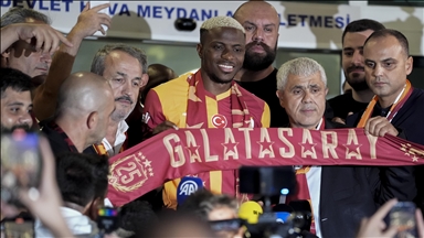 Victor Osimhen, Galatasaray için İstanbul'da