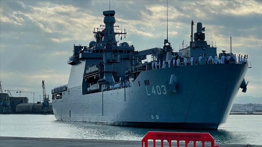 Anija ushtarake turke vizitë në Portin e Durrësit   