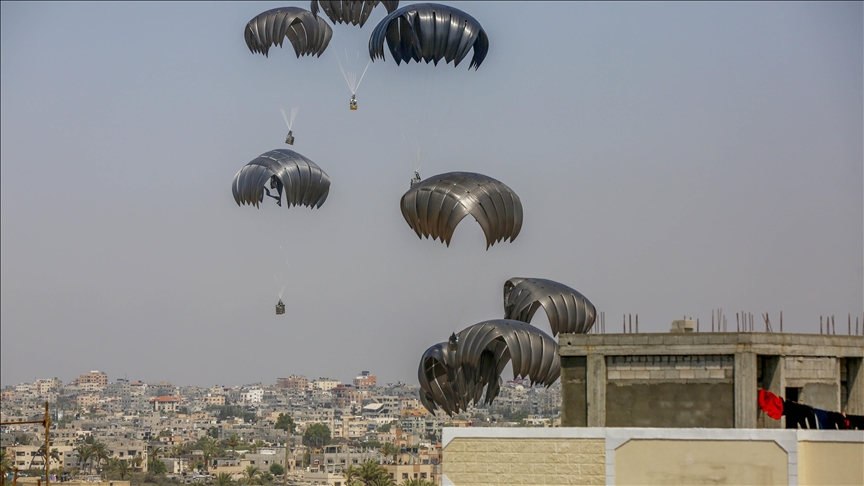 Germany starts aid airdrops over Gaza