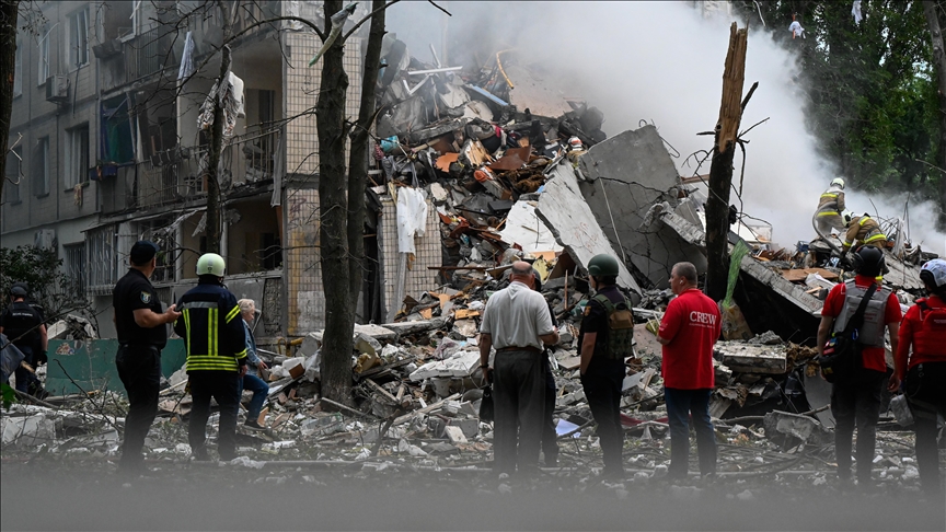 Trump says Russian attacks on Ukraine are 'disgusting' as 15 killed in Kyiv