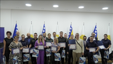 Sarajevo: Uručeni certifikati polaznicima "Obuke za borbu protiv nasilja u porodici i nasilja prema ženama"