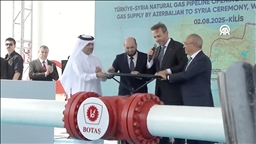 Türkiye'den Suriye'ye ilk doğal gaz akışı başladı