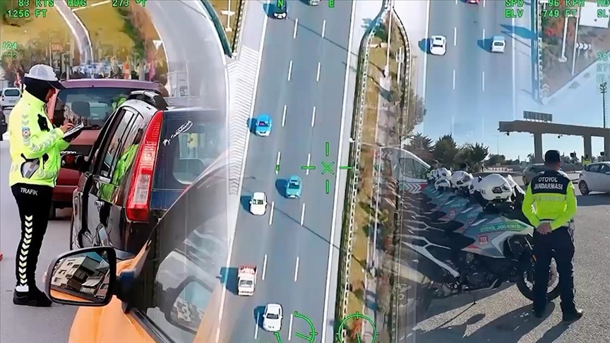 Emniyet ve jandarma trafik ekiplerince 2 milyon 845 bin 632 araç denetlendi