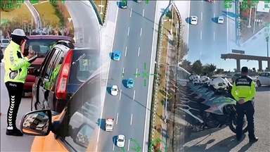 Emniyet ve jandarma trafik ekiplerince 2 milyon 845 bin 632 araç denetlendi