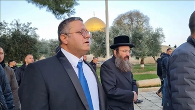 أوقاف فلسطين: اقتحام بن غفير الأقصى تم بضوء أخضر من حكومة متطرفة