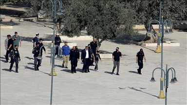 İsrail'in aşırı sağcı Ulusal Güvenlik Bakanı Ben-Gvir Mescid-i Aksa'ya baskın düzenledi