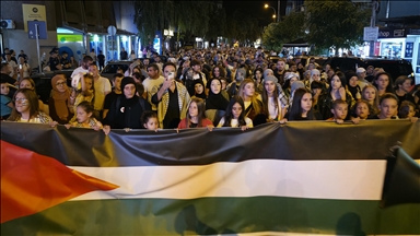 Skup "Glasno za slobodu": Hiljade građana Novog Pazara podržalo Palestinu