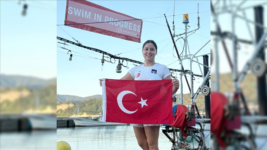 Bengisu Avcı, Japonya’da “Okyanus Yedilisi”ni tamamlamak için suya girdi