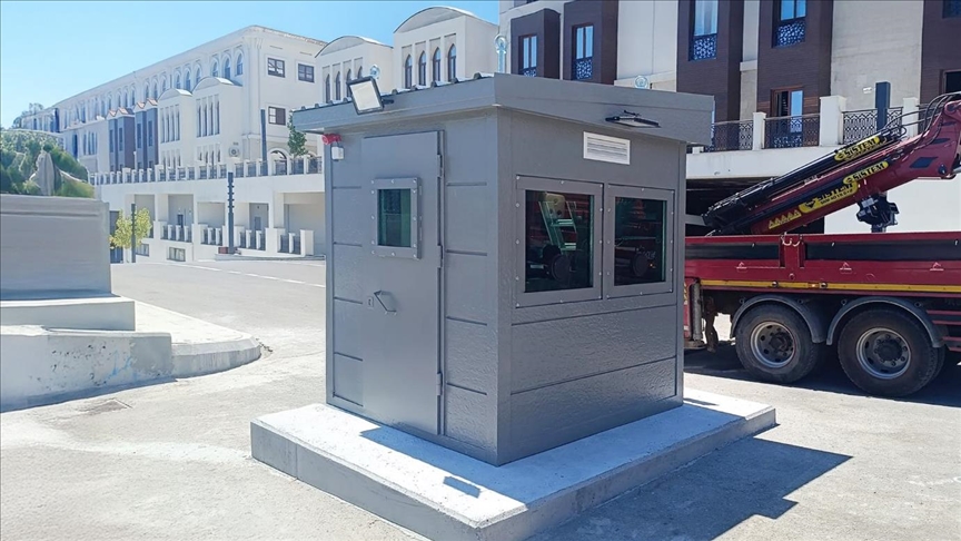 Turkish firm Karmod says demand for bulletproof security cabins rises in Türkiye