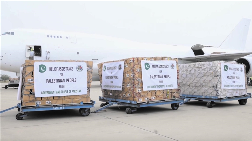Pakistan dispatches 17th relief consignment for Gaza