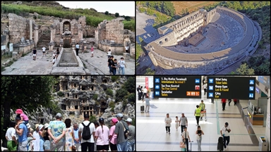 Antalya'da günlük ziyaretçi girişinde tüm zamanların rekoru kırıldı