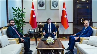 Turkish vice president receives Syrian interior minister in Ankara