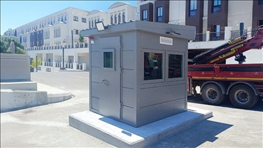Turkish firm Karmod says demand for bulletproof security cabins rises in Türkiye