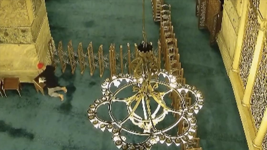 Ayasofya'da yangın çıkaran şüpheli tutuklandı