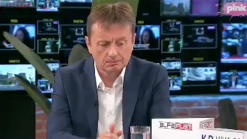 Ministri serb pëson sulm në tru gjatë një transmetimi të drejtpërdrejtë televiziv