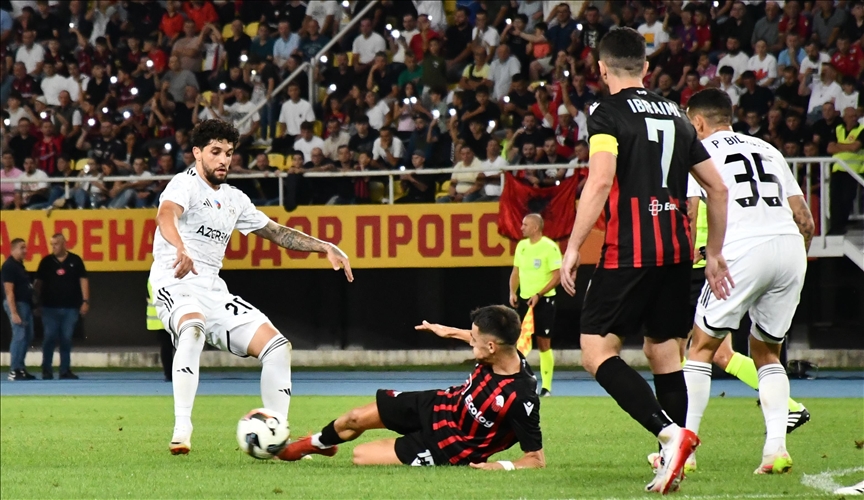 Ndeshja Shkëndija - Qarabag në Shkup përfundon me rezultat 0-1