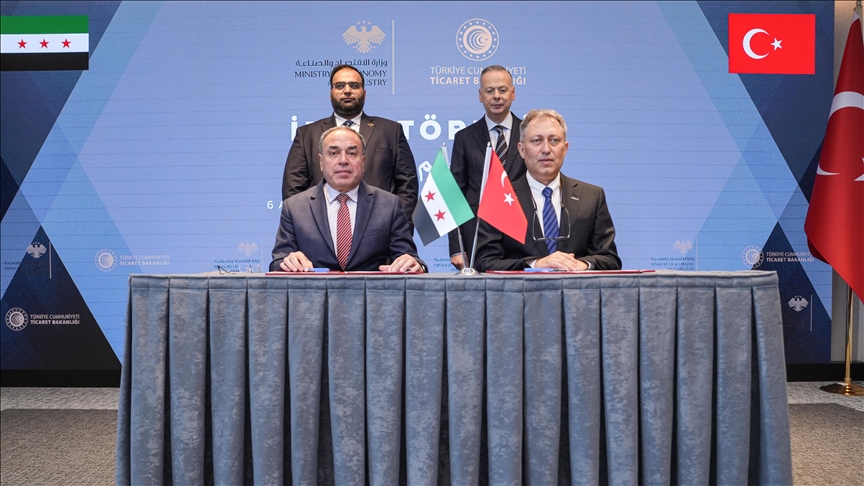 Türkiye, Syria business associations sign trade deals