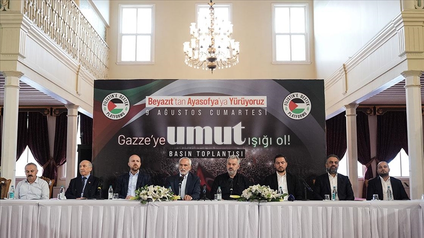 Filistin'e Destek Platformu 9 Ağustos'ta Gazze için yürüyecek