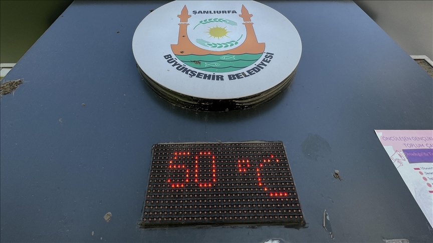 Li Şanliurfayê kelekela germa havînê tesîra xwe didomîne