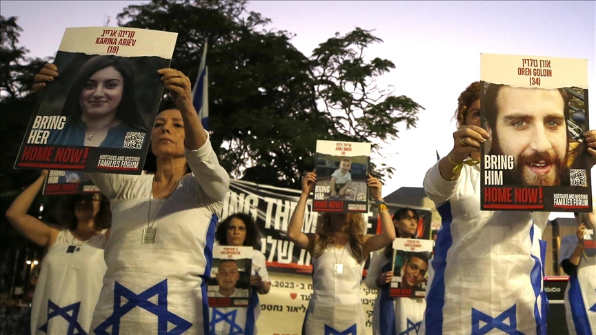 Flotilla carrying Israeli hostage families sails toward Gaza in protest of government's neglect