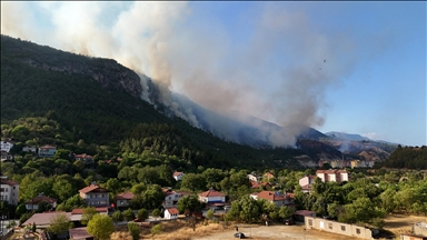 Karabük'te ormanlık alanda yeniden yangın çıktı