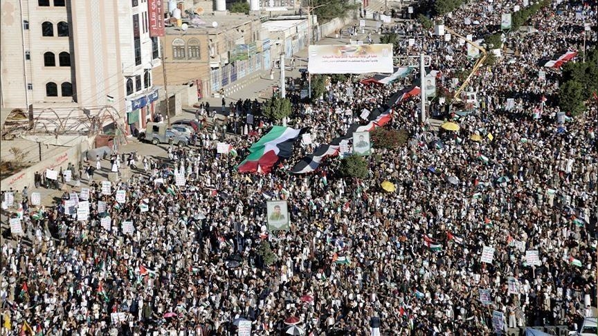 مظاهرات حاشدة في المغرب واليمن دعما لغزة 