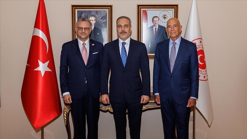 Bakan Fidan,  ABD'nin Afrika Kıdemli Danışmanı Boulos'u kabul etti