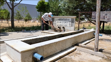 Konya'da emekli inşaat ustası doğal kaynak çeşmelerine gönüllü sahip çıkıyor