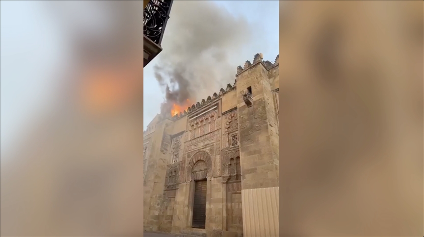 Fire quickly contained after erupting at Cordoba Mosque-Cathedral in Spain