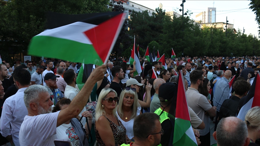 Prishtinë, protestë në mbështetje të Palestinës
