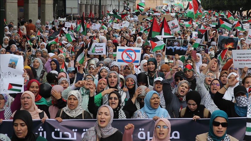 المغرب.. وقفة بأكادير دعما لفلسطين ورفضا للتجويع الإسرائيلي بغزة