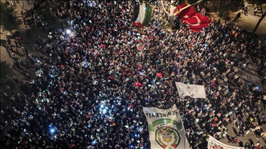 Mijëra njerëz protestojnë në Stamboll kundër gjenocidit dhe urisë në Gaza