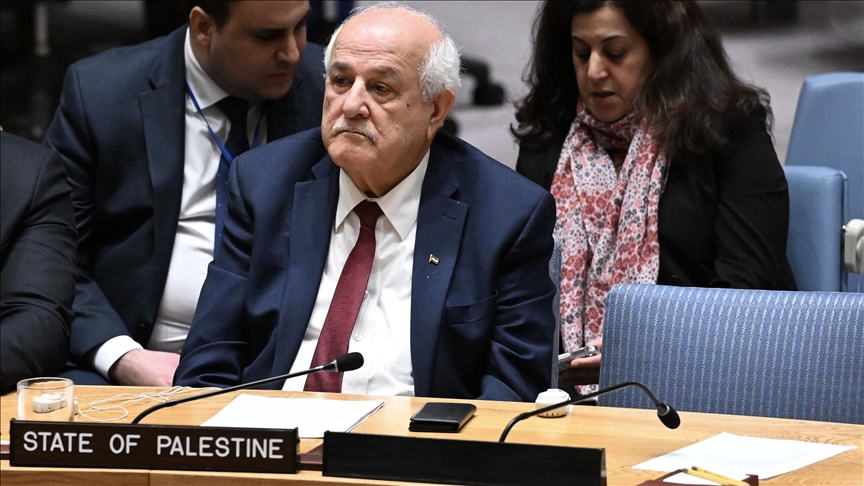 Palestine's UN envoy calls for concrete action as Israel plans Gaza occupation
