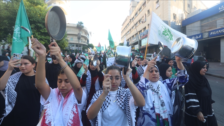 "يوم لغزة".. صيدا اللبنانية تتضامن مع الفلسطينيين ضد عدوان إسرائيل
