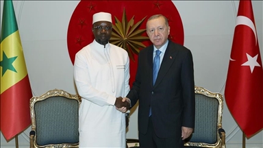 أردوغان يلتقي رئيس وزراء السنغال في إسطنبول