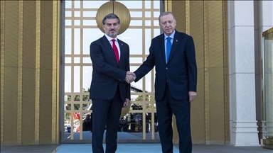 الرئيس أردوغان يستقبل نظيره الجورجي بمراسم رسمية