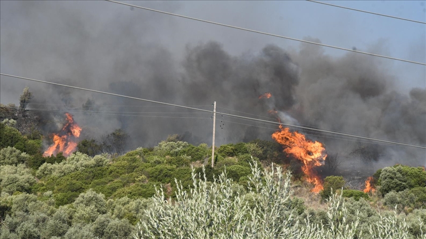 Fanned by strong winds, wildfires continue to sweep across Greece