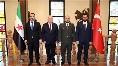 Turkish defense minister meets Syrian officials in Ankara