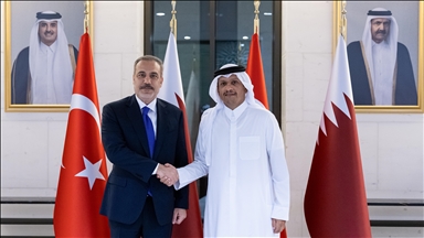 Dışişleri Bakanı Fidan, Katarlı mevkidaşı Al Sani ile Doha'da bir araya geldi