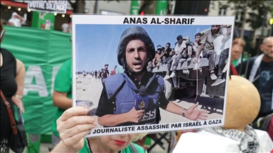 Protesta në Paris kundër vrasjes së gazetarëve të Gazës nga Izraeli