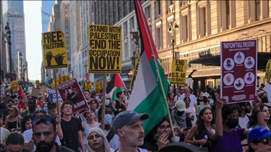 Protest ispred "New York Timesa": Zaustavite pomoć Izraelu