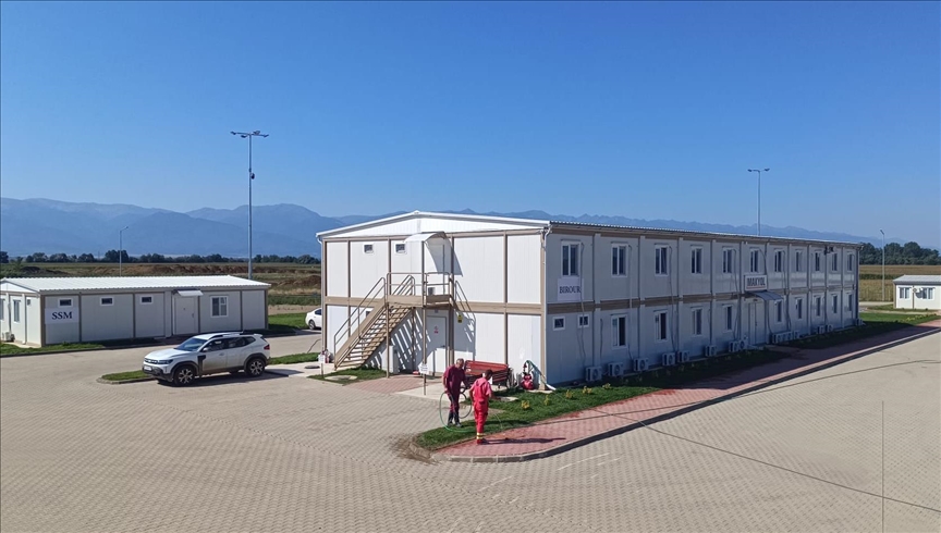 Turkish firm Karmod completes container facilities for Romania highway construction