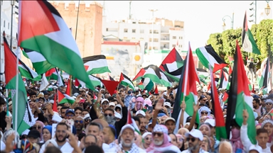 مئات المغاربة ينددون باغتيال إسرائيل أنس الشريف ورفاقه