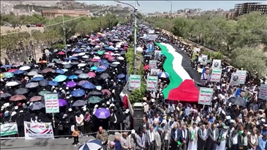 Jemen, protesta kundër gjenocidit të Izraelit dhe sulmeve ndaj gazetarëve në Gaza