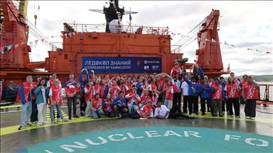Rosatom'un nükleer buzkıranla Kuzey Kutbu keşif gezisi Türkiye'den katılımla başladı