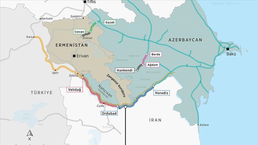 Türkiye, Zengezur Koridoru'nun açılmasıyla küresel tedarik zincirlerinde merkez olabilir