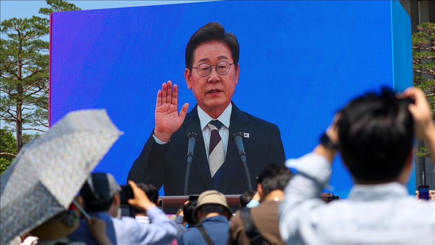 South Korea’s president holds symbolic ‘people’s mandate’ inauguration