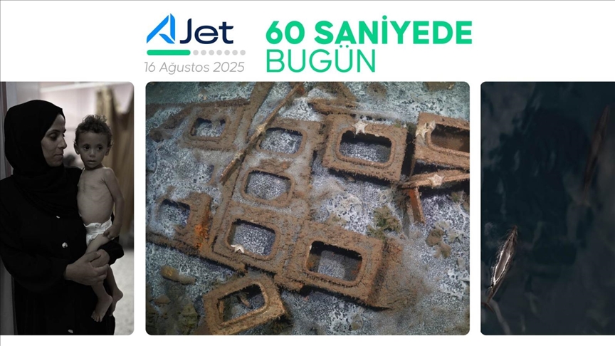 60 saniyede bugün (16 Ağustos 2025)