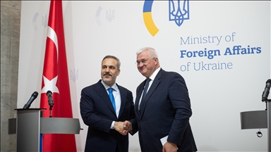 Turkish, Ukrainian foreign ministers discuss peace process, Alaska summit