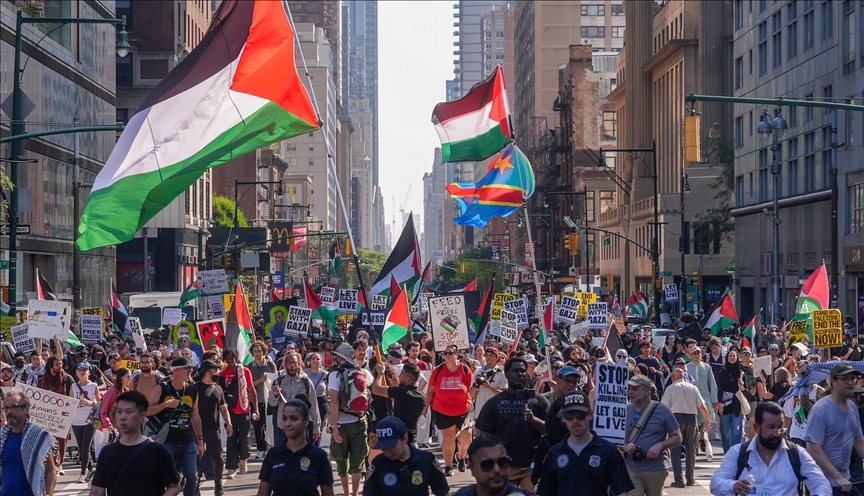 Protesta në New York nën sloganin “Ndalo urinë në Gaza”